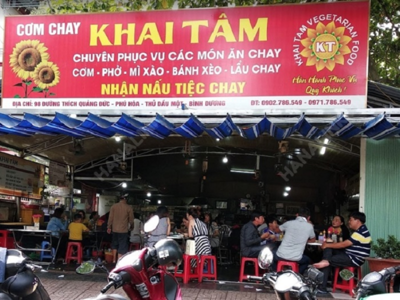 Quán Cơm Chay Khai Tâm 