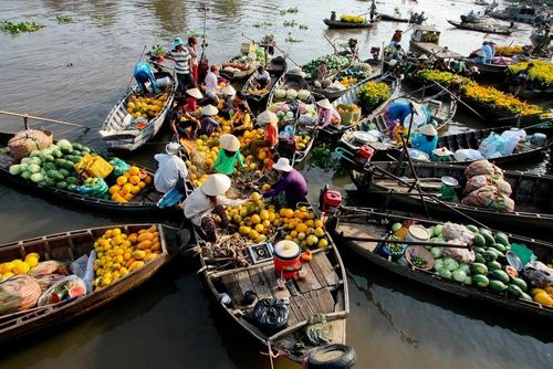 Chợ nổi Cái Bè miền Tây - Tiền Giang