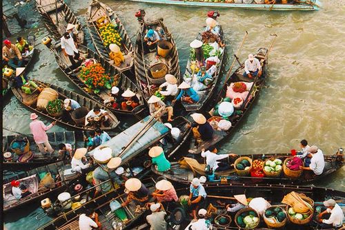 Chợ nổi Cái Răng miền Tây - Cần Thơ