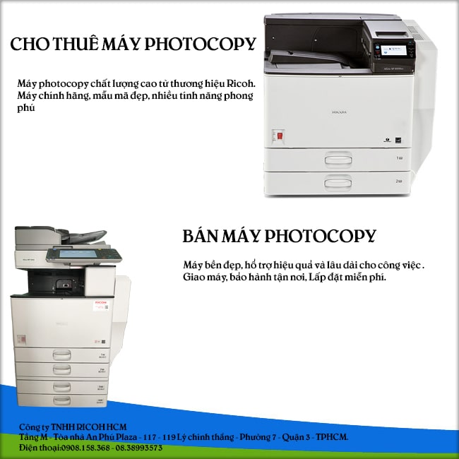 Top 10 Đơn Vị Cho Thuê Máy Photocopy Tại TPHCM
