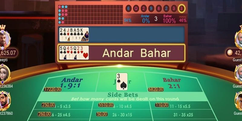 Cách chơi Andar Bahar - Luật chơi và cách chơi chi tiết